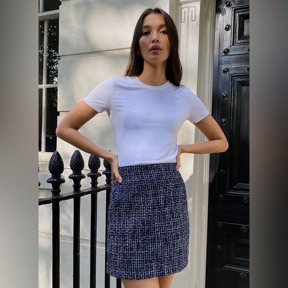 Babaton Little Tweed Skirt *BRAND NEW* - Picture 2 of 8